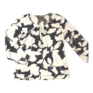 Karl Lagerfeld Paris Top Blouse M Floral Lace Medium